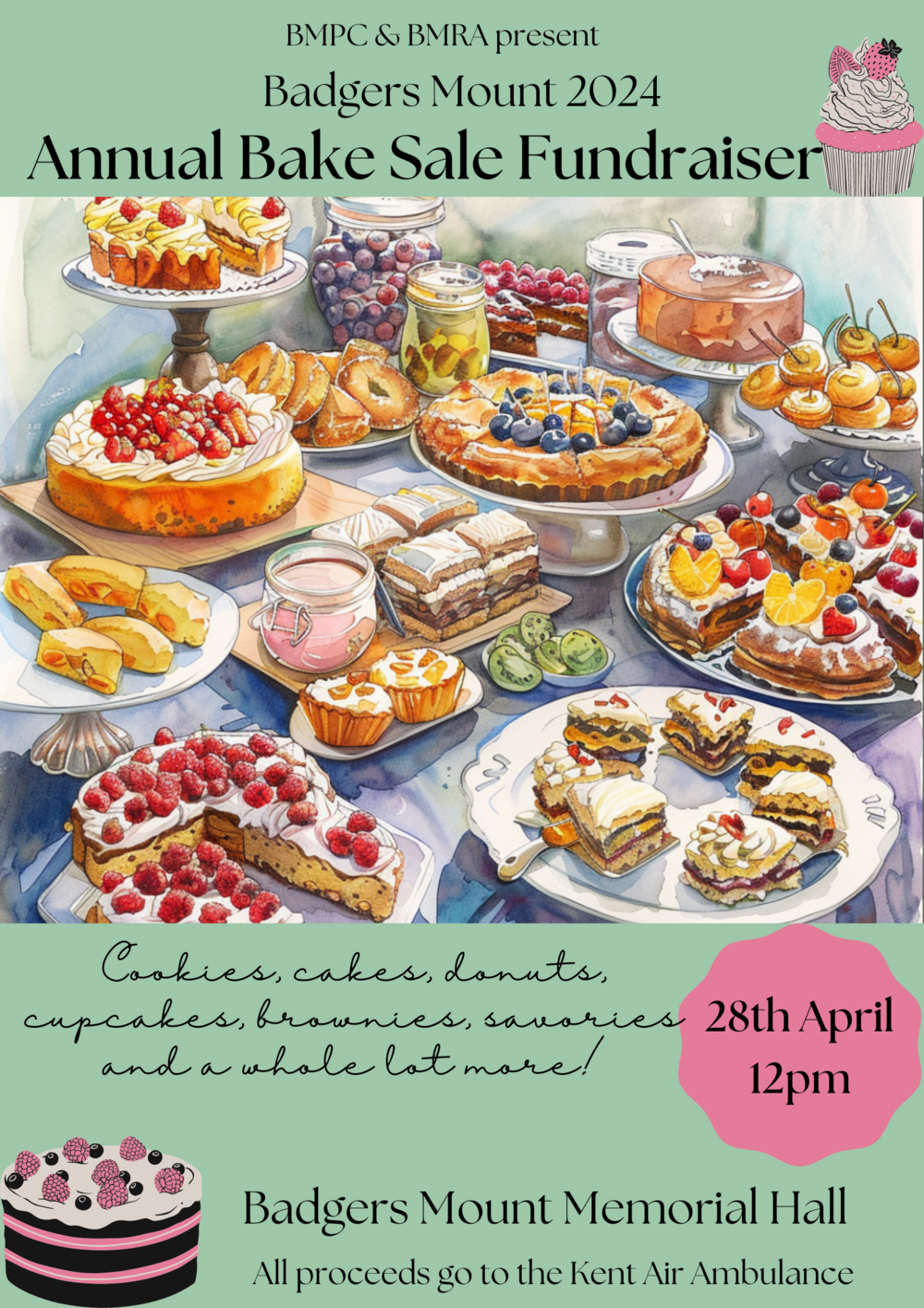 Badgers Mount Charity Bake Sale